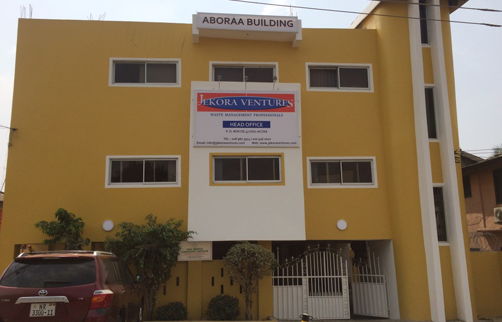 The Jekora Ventures head office building in Accra