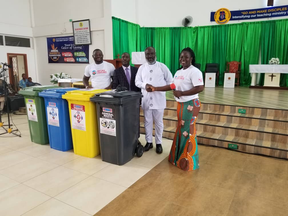 Methodist Church of Ghana, Gethsemane Society in Baatsona implementing waste segregation program